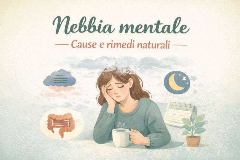 Nebbia mentale: cos’è, cause e rimedi naturali