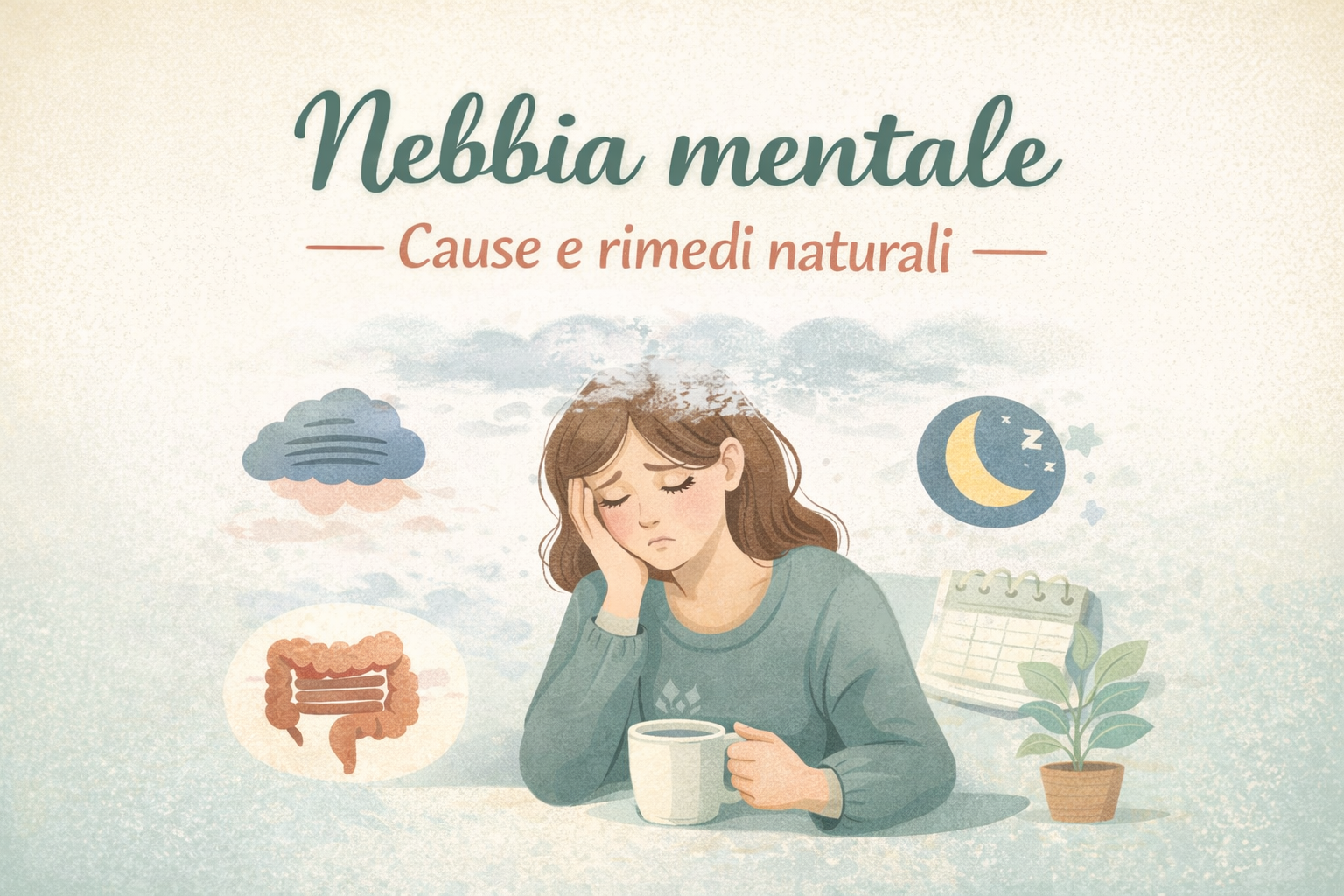 Nebbia mentale: cos’è, cause e rimedi naturali