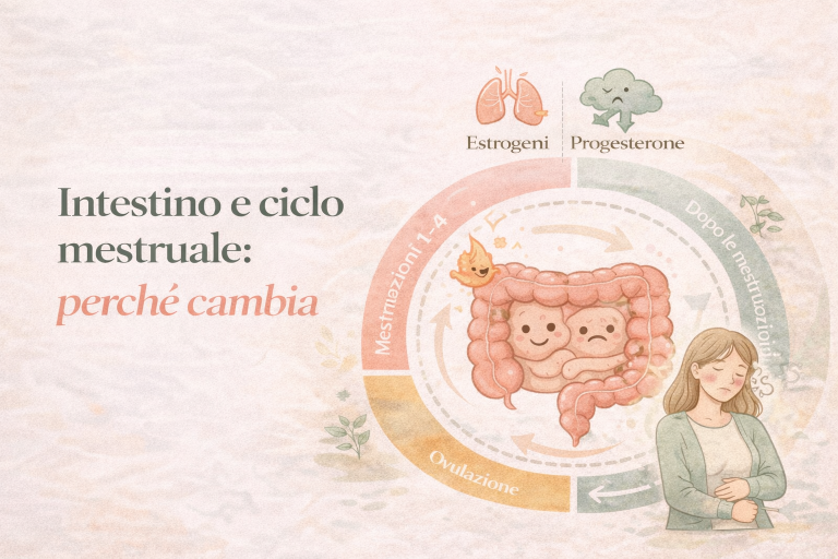 intestino e ciclo mestruale: gonfiore e digestione nelle diverse fasi
