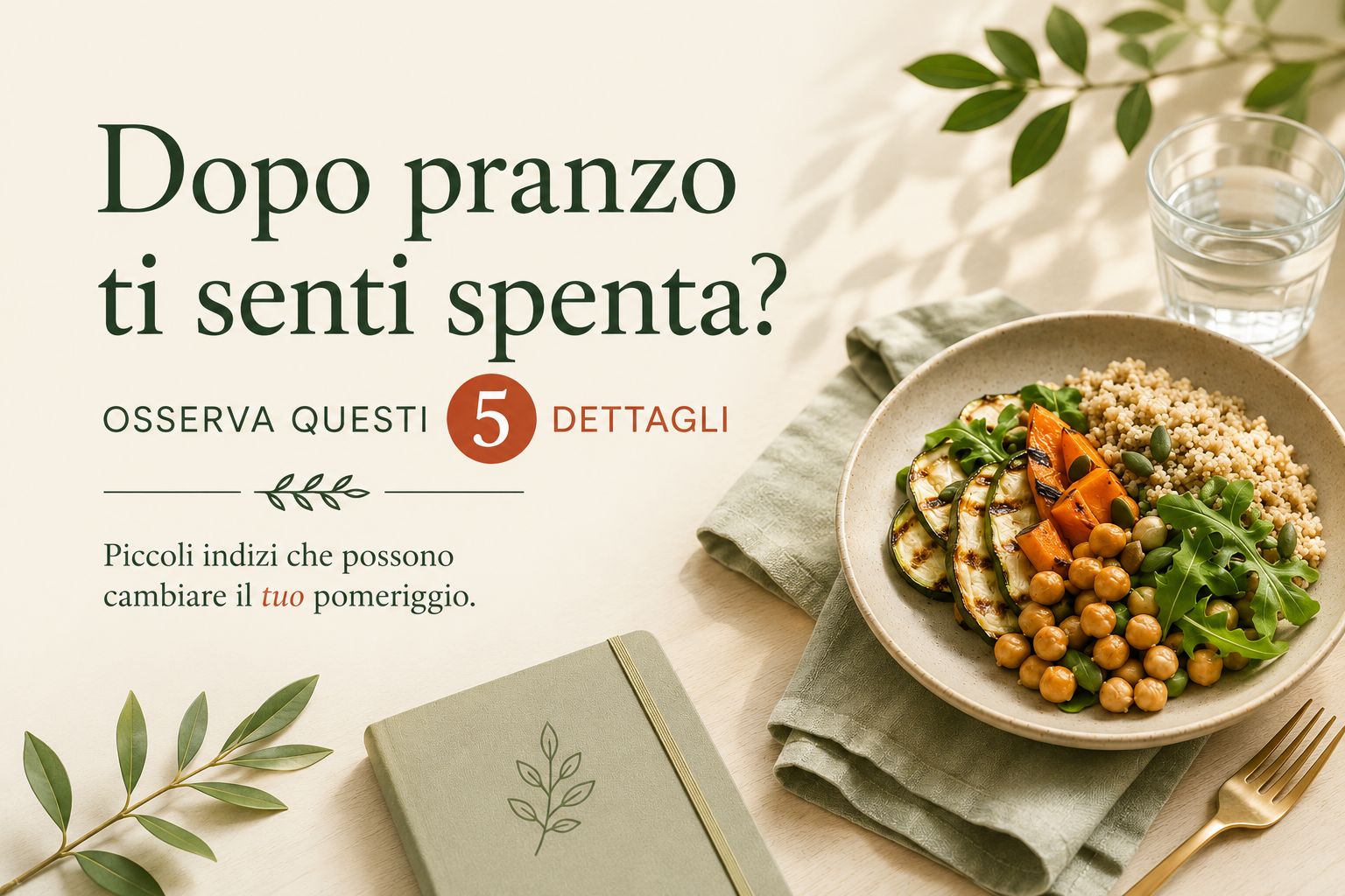 Stanchezza dopo mangiato: perché dopo pranzo ti senti senza energia?